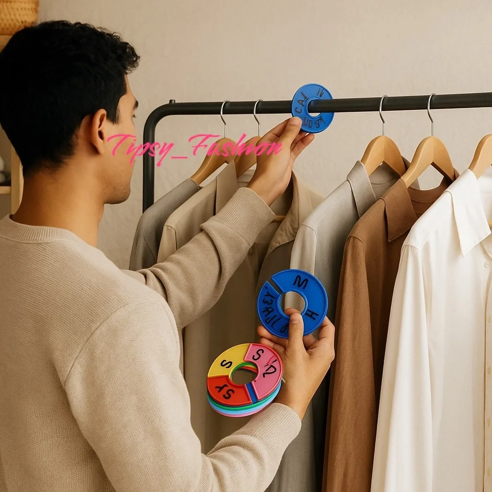 Clothing Rack Size Dividers Set of 8 XXS-XXXL Closet Organizer Reseller